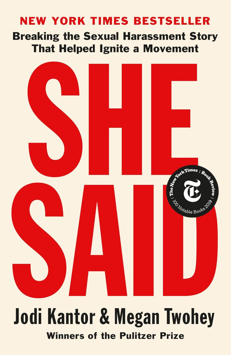 Cover: 9780525560364 | She Said | Jodi Kantor (u. a.) | Taschenbuch | 320 S. | Englisch