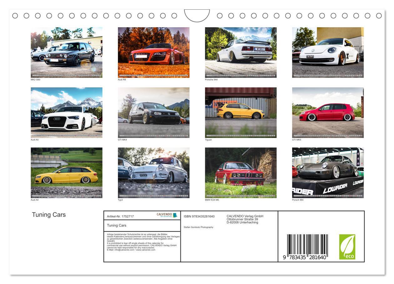 Bild: 9783435281640 | Tuning Cars (Wandkalender 2025 DIN A4 quer), CALVENDO Monatskalender