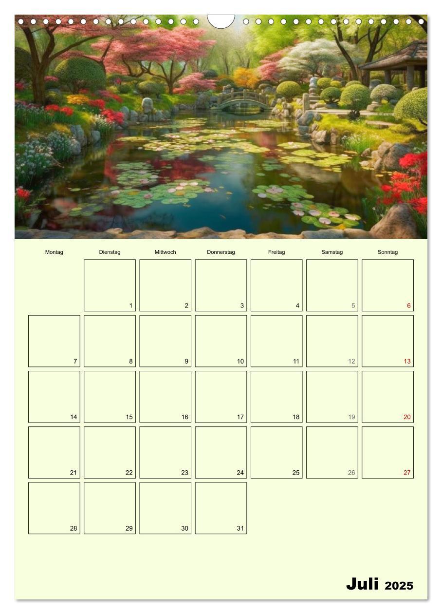 Bild: 9783435869381 | Im japanischen Garten. Zauberhafte Illustrationen (Wandkalender...