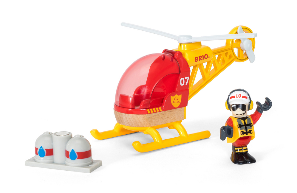 Bild: 7312350337976 | 33797 BRIO Feuerwehr-Hubschrauber | BRIO® | Stück | In Schachtel