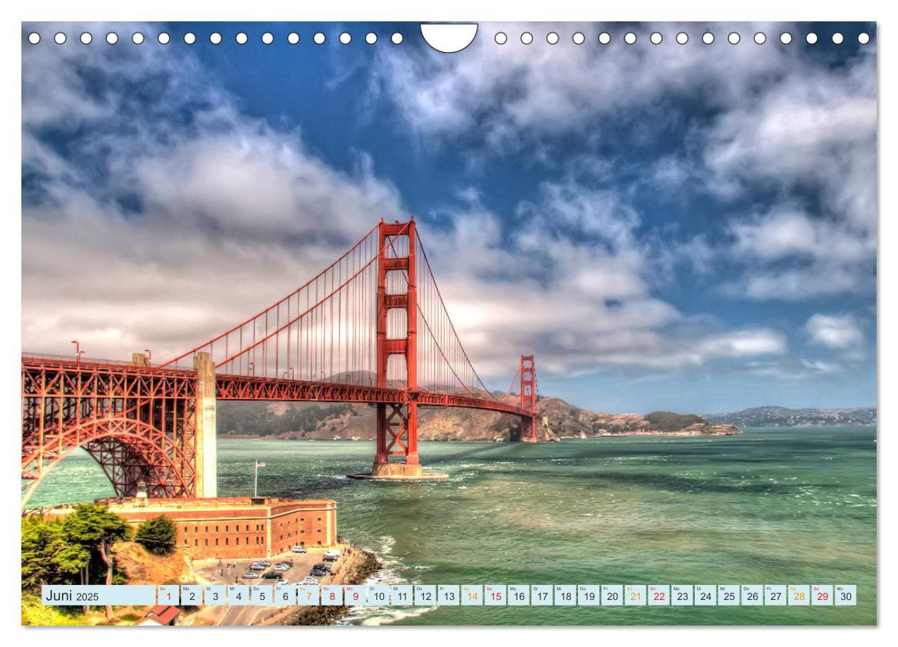 Bild: 9783435352142 | Golden Gate Bridge - Synonym für San Francisco (Wandkalender 2025...