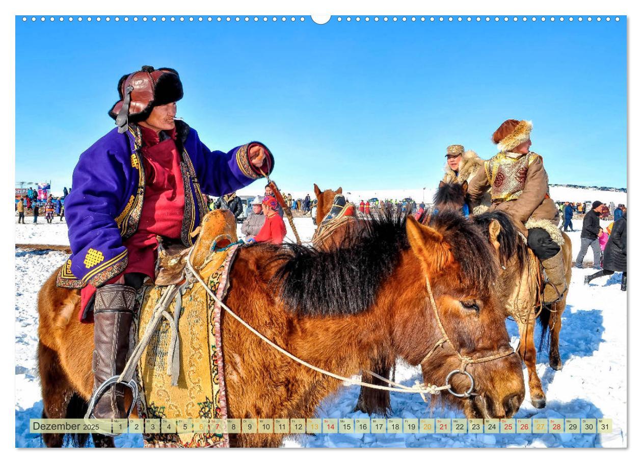 Bild: 9783435437948 | Reise durch Asien - Mongolei (Wandkalender 2025 DIN A2 quer),...