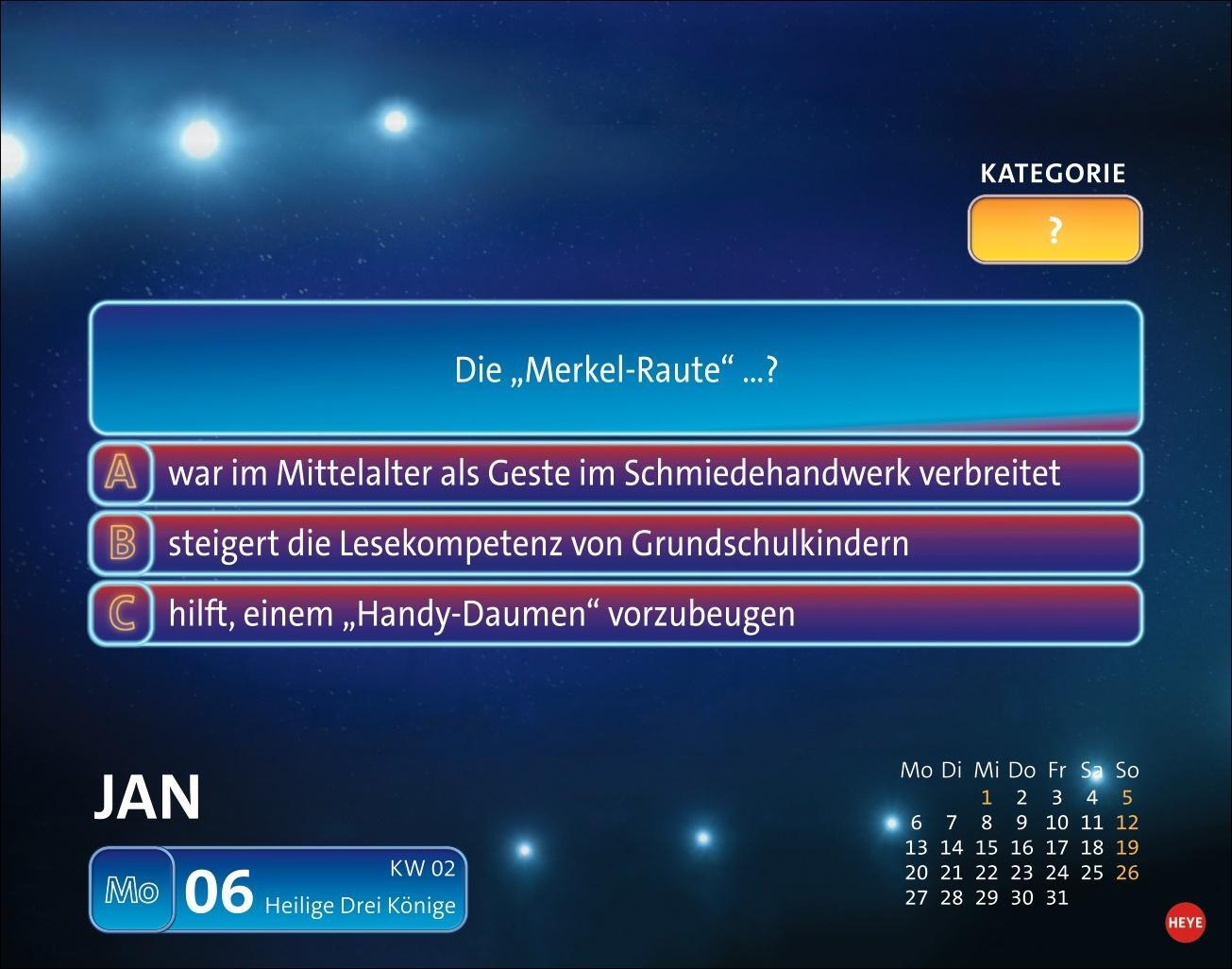 Bild: 9783756406258 | Wer weiß denn sowas? Tagesabreißkalender 2025 | Heye | Kalender | 2025