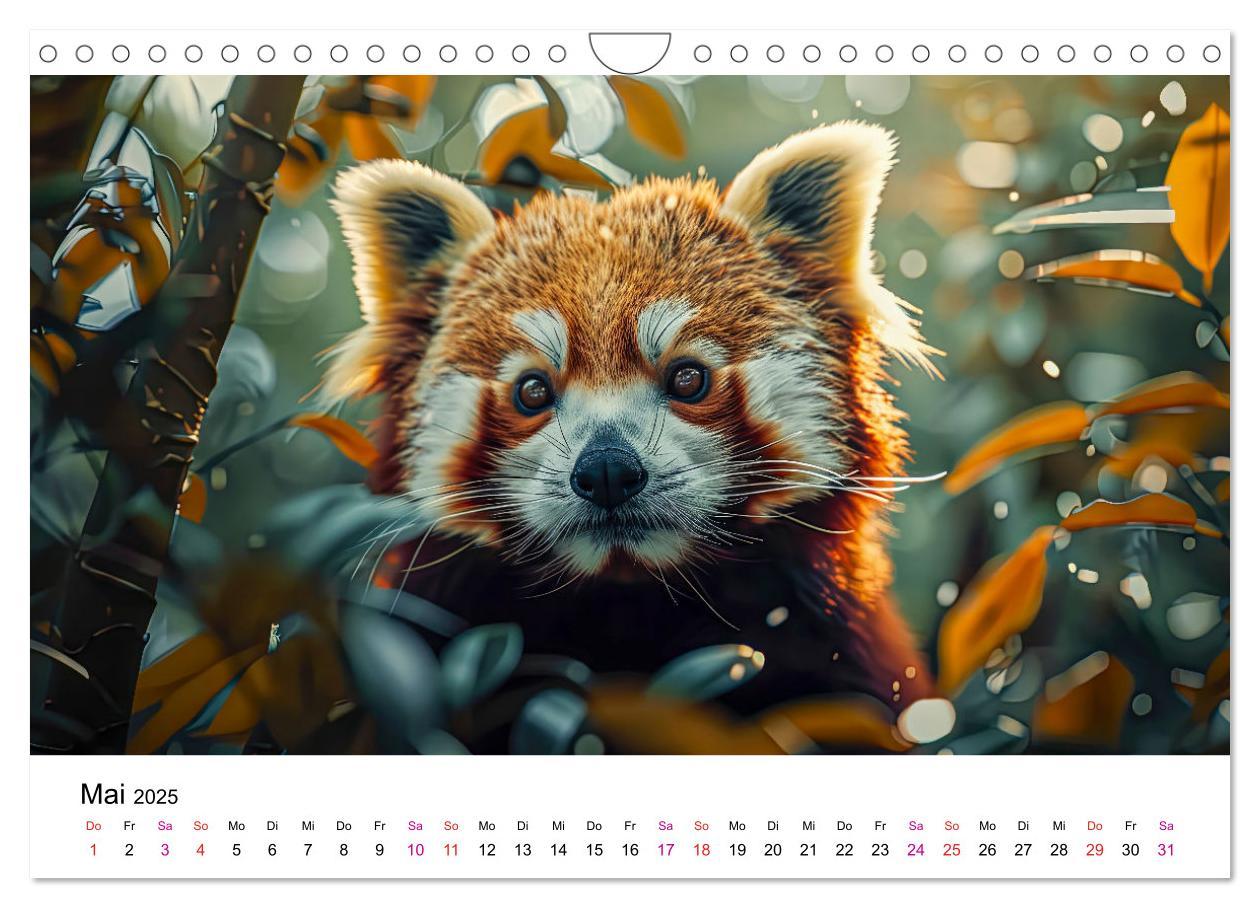 Bild: 9783457137178 | Der Rote Panda (Wandkalender 2025 DIN A4 quer), CALVENDO...