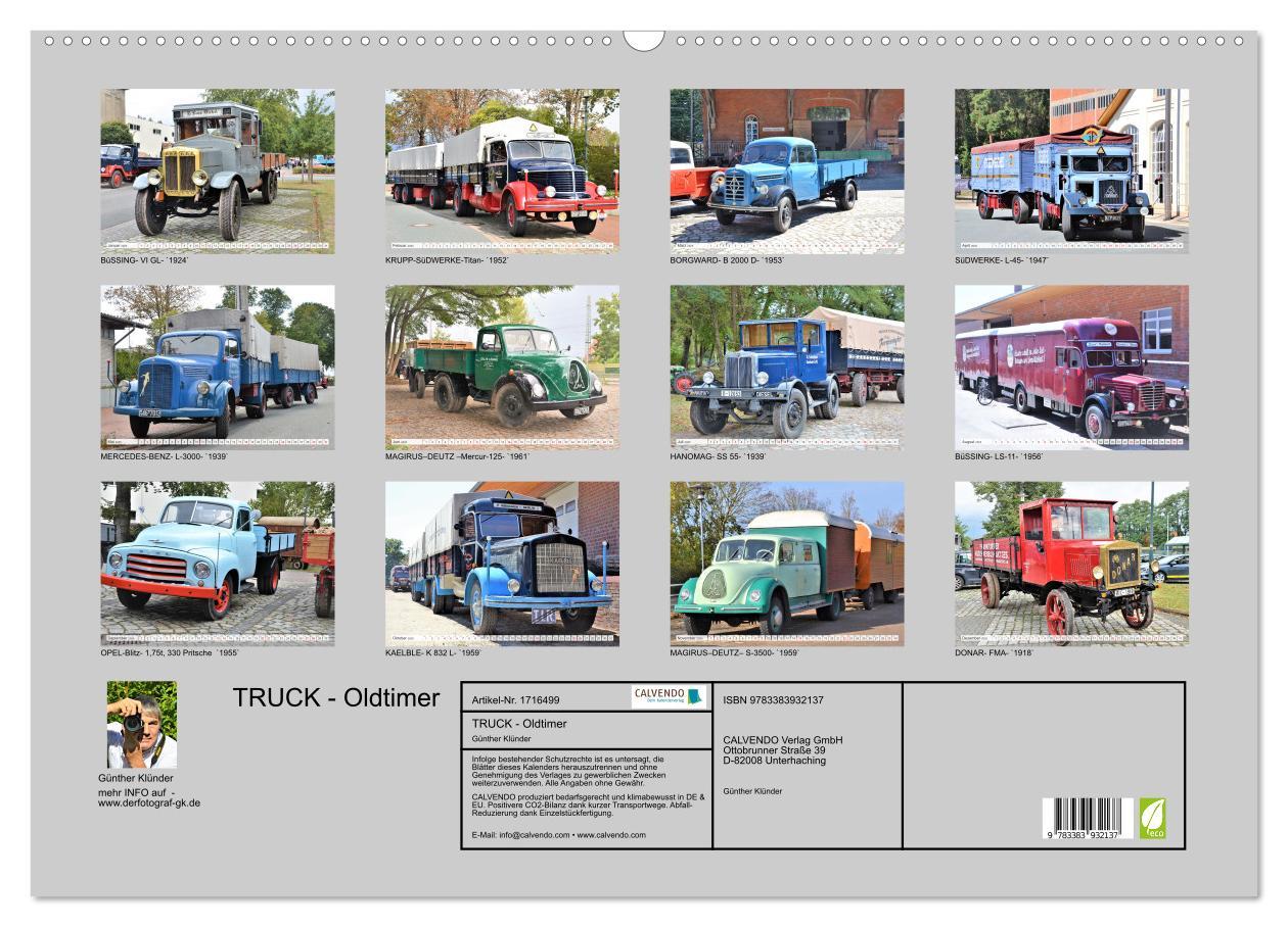 Bild: 9783383932137 | TRUCK - Oldtimer (Wandkalender 2025 DIN A2 quer), CALVENDO...