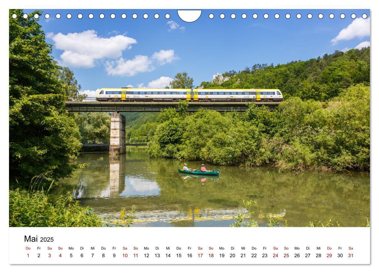 Bild: 9783435035564 | Eisenbahn in Deutschland (Wandkalender 2025 DIN A4 quer), CALVENDO...