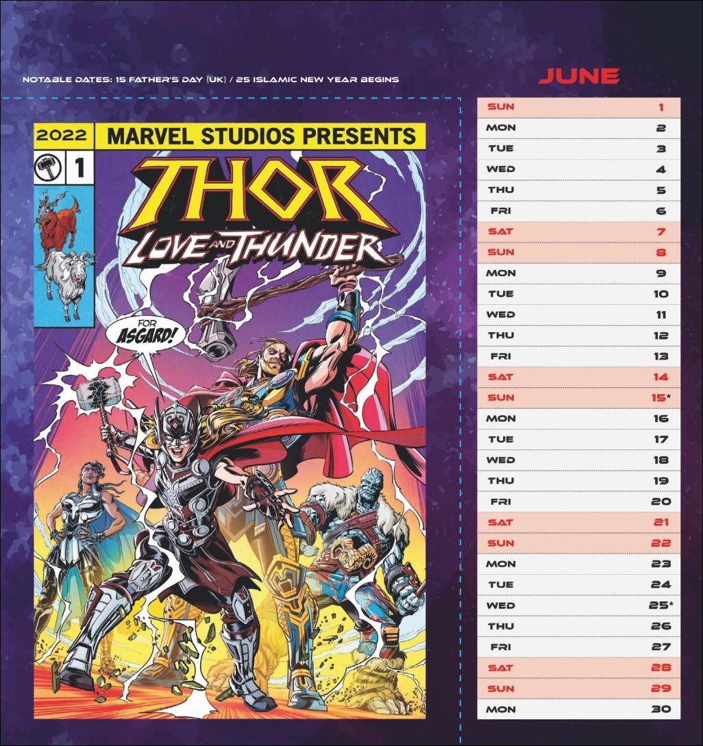 Bild: 9783840196867 | Marvel Postkartenkalender 2025 | Kalender | Spiralbindung | 13 S.