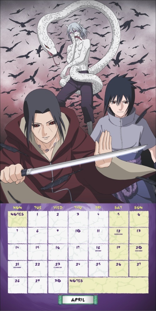 Bild: 9783840196812 | Naruto Broschurkalender 2025 | Kalender | 28 S. | Englisch | 2025