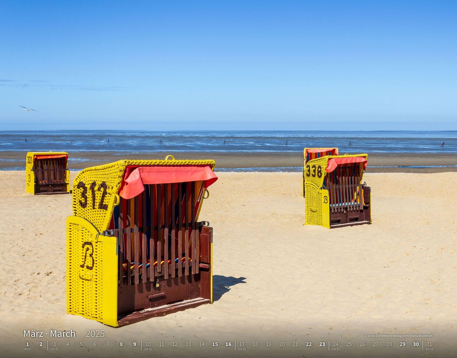 Bild: 9783862923373 | Nordsee 2025 Großformat-Kalender 58 x 45,5 cm | Linnemann Verlag