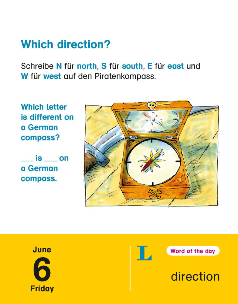 Bild: 9783125635852 | Langenscheidt Kinderkalender Englisch 2025 | Tagesabreißkalender