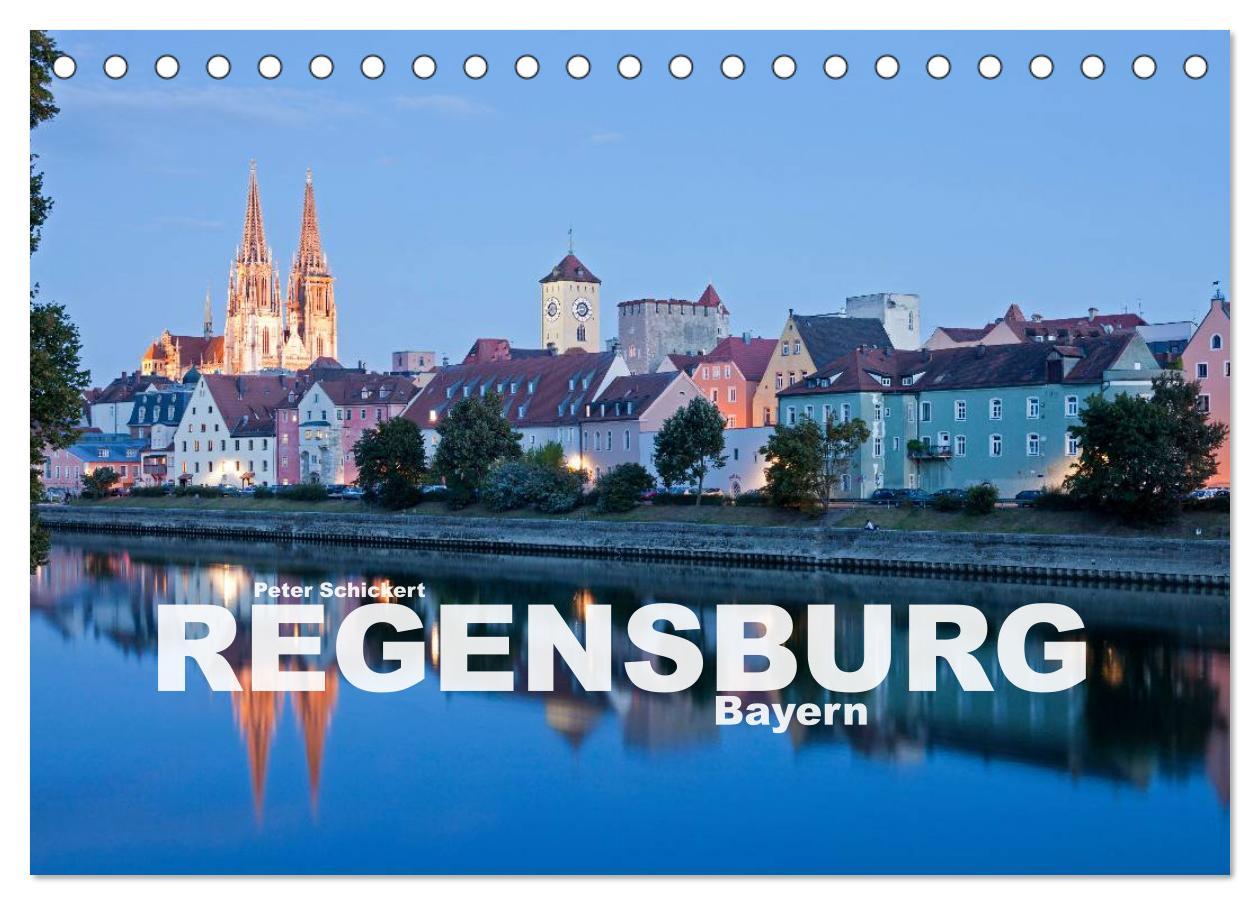 Cover: 9783435674640 | Regensburg - Bayern (Tischkalender 2025 DIN A5 quer), CALVENDO...