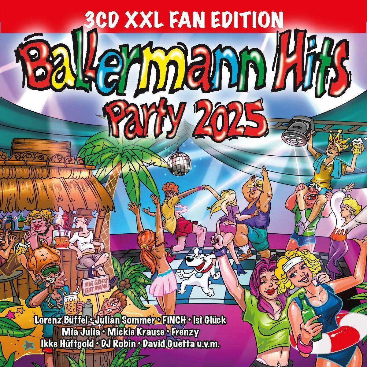 Cover: 602488514323 | Ballermann Hits Party 2025 (XXL Fan Edition) | Various Artists | CD