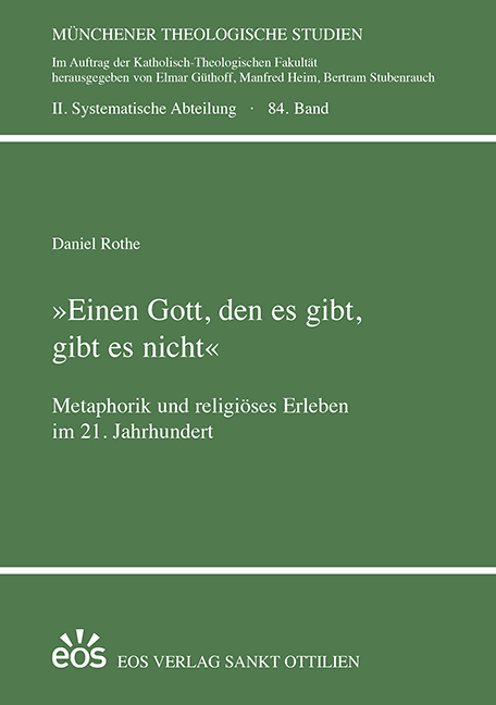 Cover: 9783830681533 | » Einen Gott, den es gibt, gibt es nicht « | Daniel Rothe | Buch