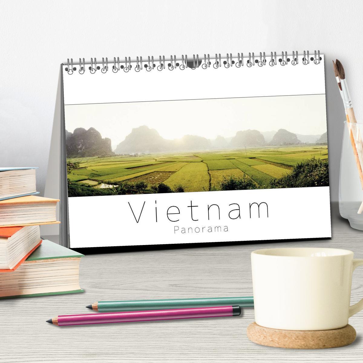 Bild: 9783435686193 | Vietnam Panorama (Tischkalender 2025 DIN A5 quer), CALVENDO...