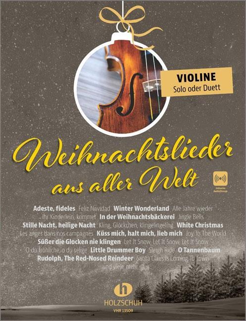 Cover: 9783864341939 | Weihnachtslieder aus aller Welt - Violine | Uwe Sieblitz | Broschüre