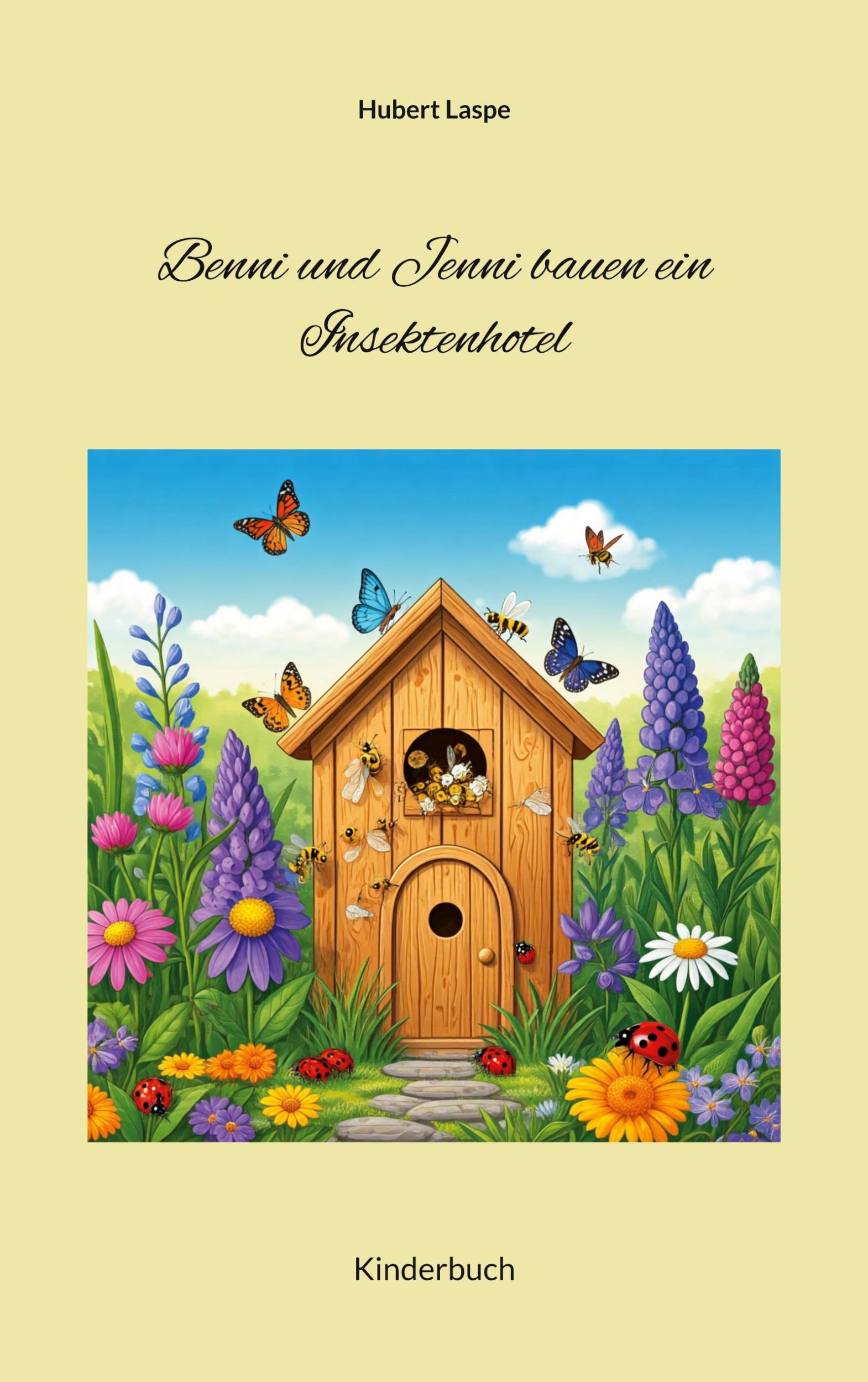 Cover: 9783759779984 | Benni und Jenni bauen ein Insektenhotel | Hubert Laspe | Taschenbuch