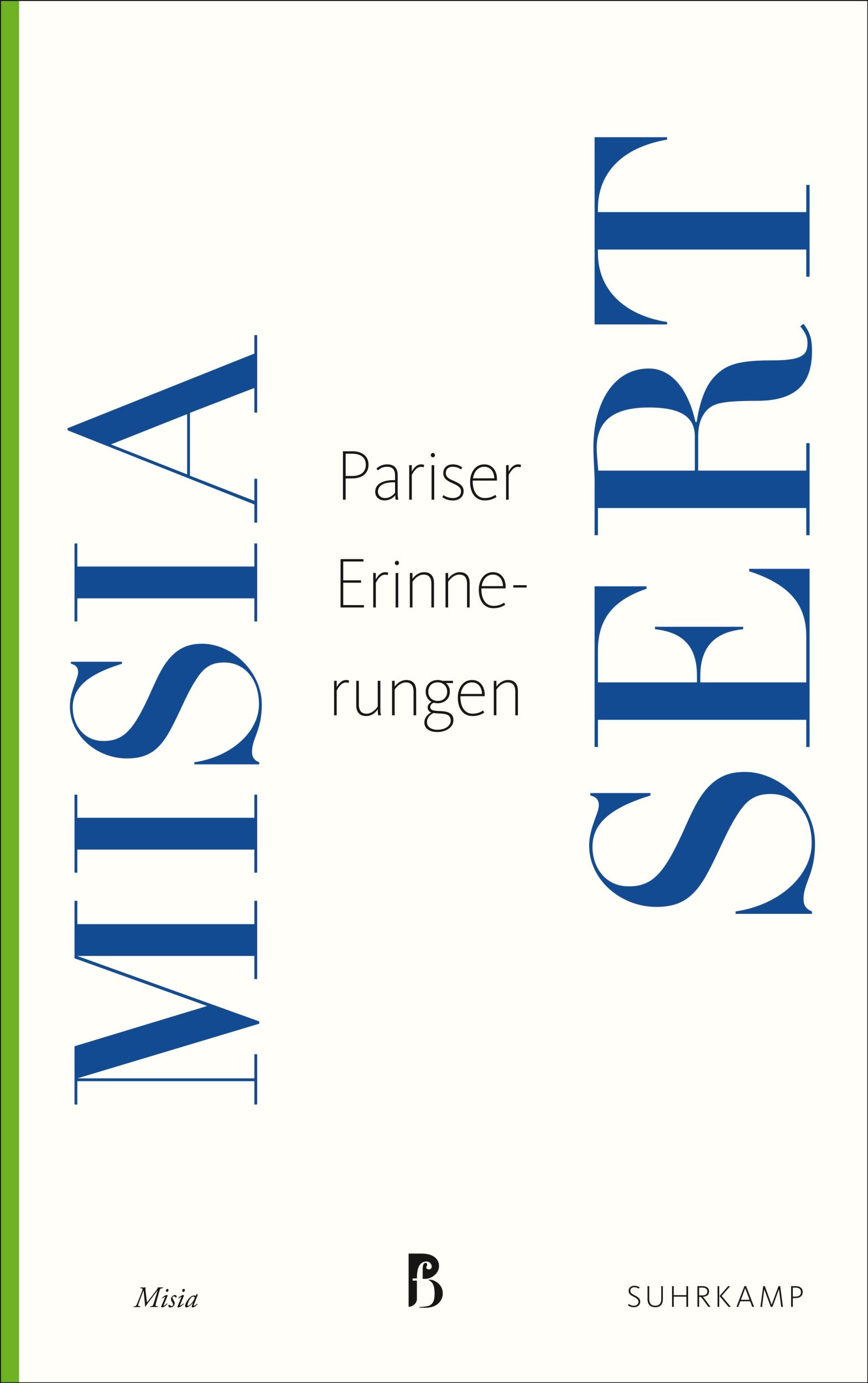 Cover: 9783518474563 | Pariser Erinnerungen | Misia Sert | Taschenbuch | 311 S. | Deutsch