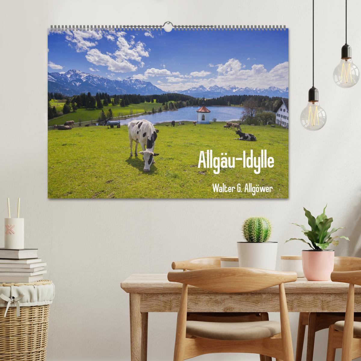 Bild: 9783435398843 | Allgäu-Idylle (Wandkalender 2025 DIN A2 quer), CALVENDO Monatskalender