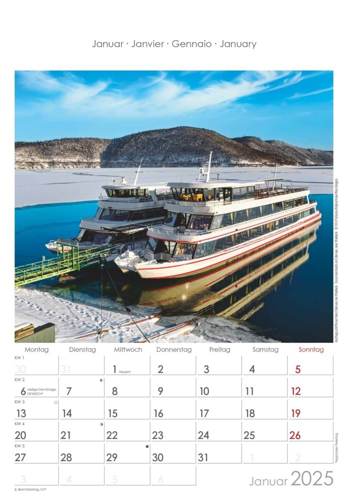 Bild: 4251732343194 | Alpha Edition - Hessen 2025 Bildkalender, 23,7x34cm, Wandkalender...