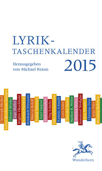 Cover: 9783884234648 | Lyrik-Taschenkalender 2015 | Michael Braun | Kalender | Deutsch