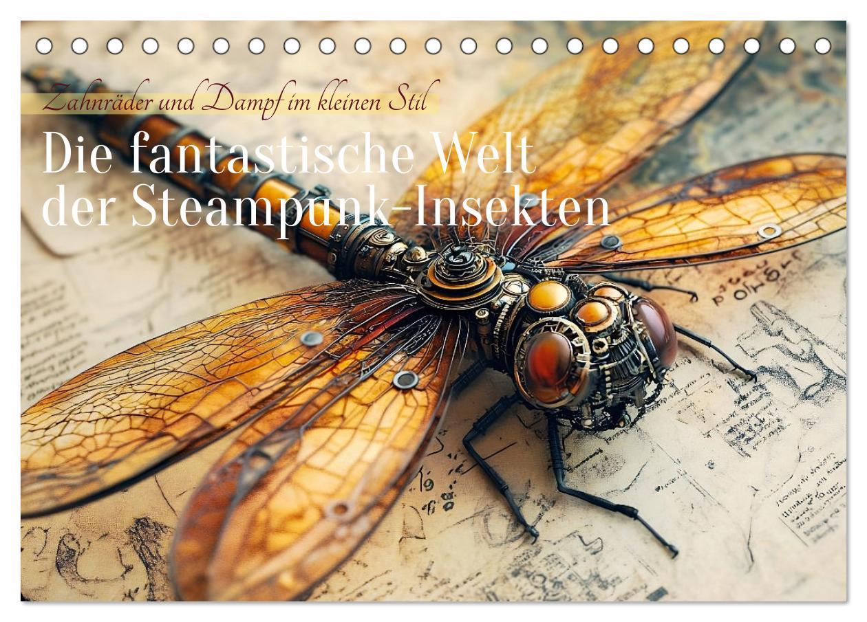 Cover: 9783457185841 | Die fantastische Welt der Steampunk-Insekten (Tischkalender 2025...