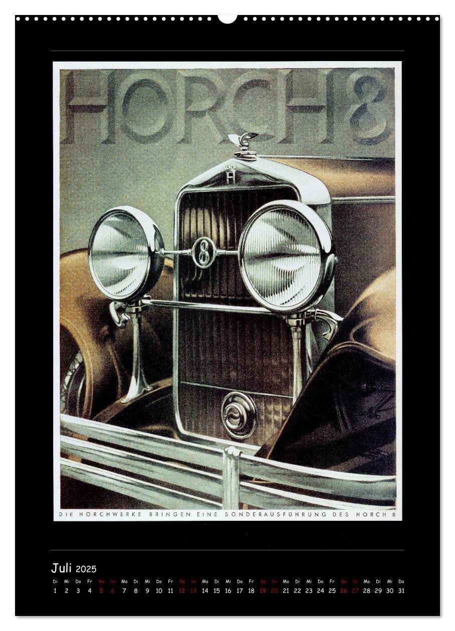 Bild: 9783435906130 | Historische Automobilplakate (Wandkalender 2025 DIN A2 hoch),...