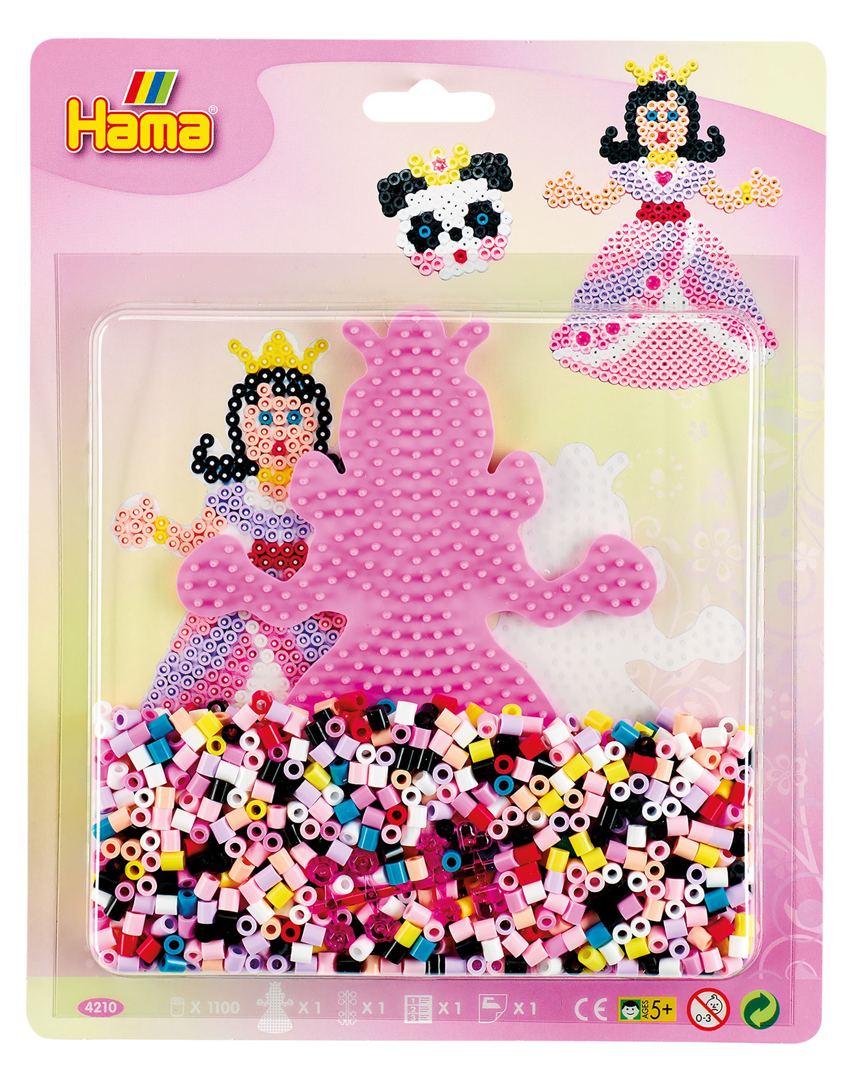 Cover: 28178042103 | Hama 4210 - Prinzessin, Bügelperlen midi, 1100 Stück | 4210 | Deutsch