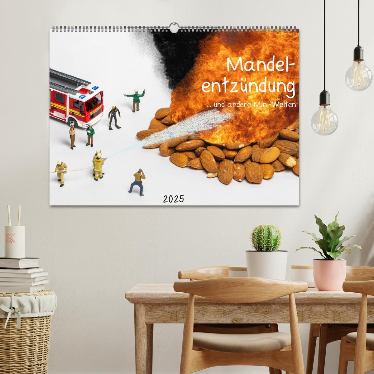 Bild: 9783383864094 | Mandelentzündung ... und andere Mini-Welten (Wandkalender 2025 DIN...