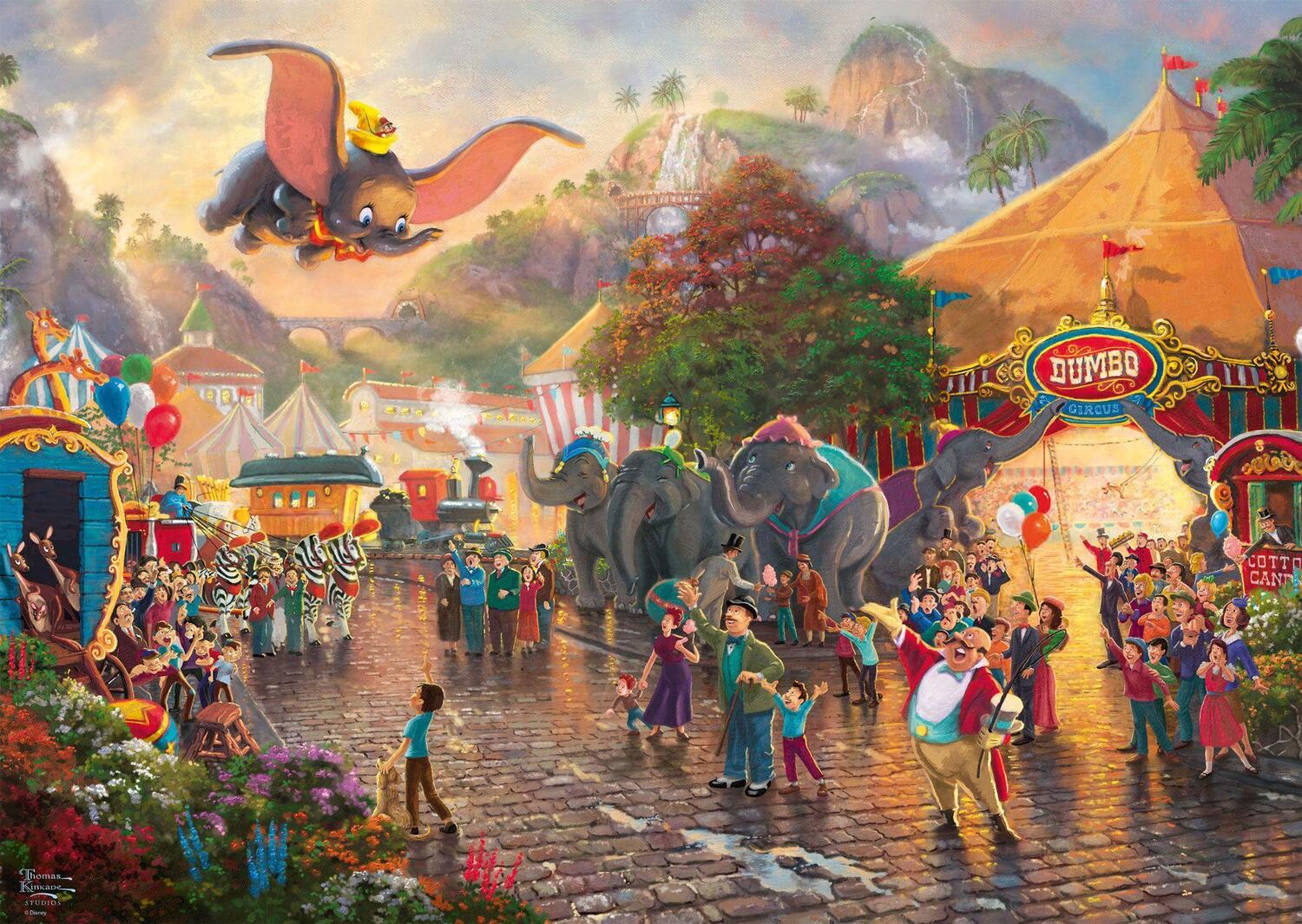 Bild: 4001504599393 | Disney, Dumbo. Kinkade Collection 1.000 Teile | Erwachsenenpuzzle