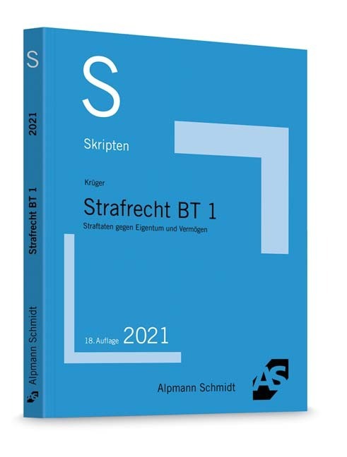 Cover: 9783867527811 | Skript Strafrecht BT 1 | Straftaten gegen Eigentum und Vermögen | Buch