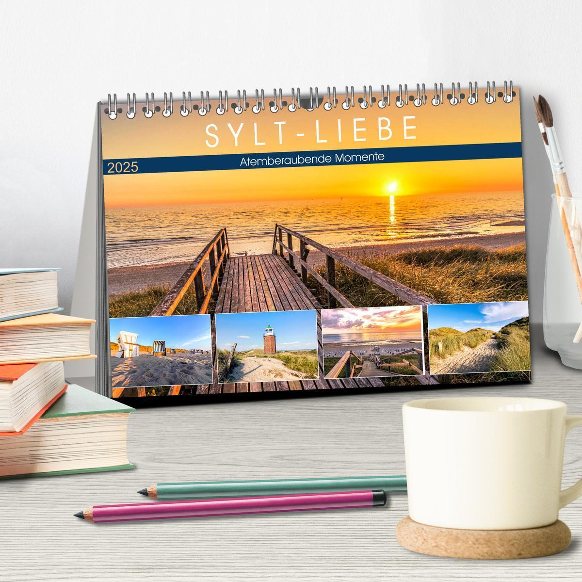 Bild: 9783435218301 | SYLT-LIEBE Atemberaubende Momente (Tischkalender 2025 DIN A5 quer),...