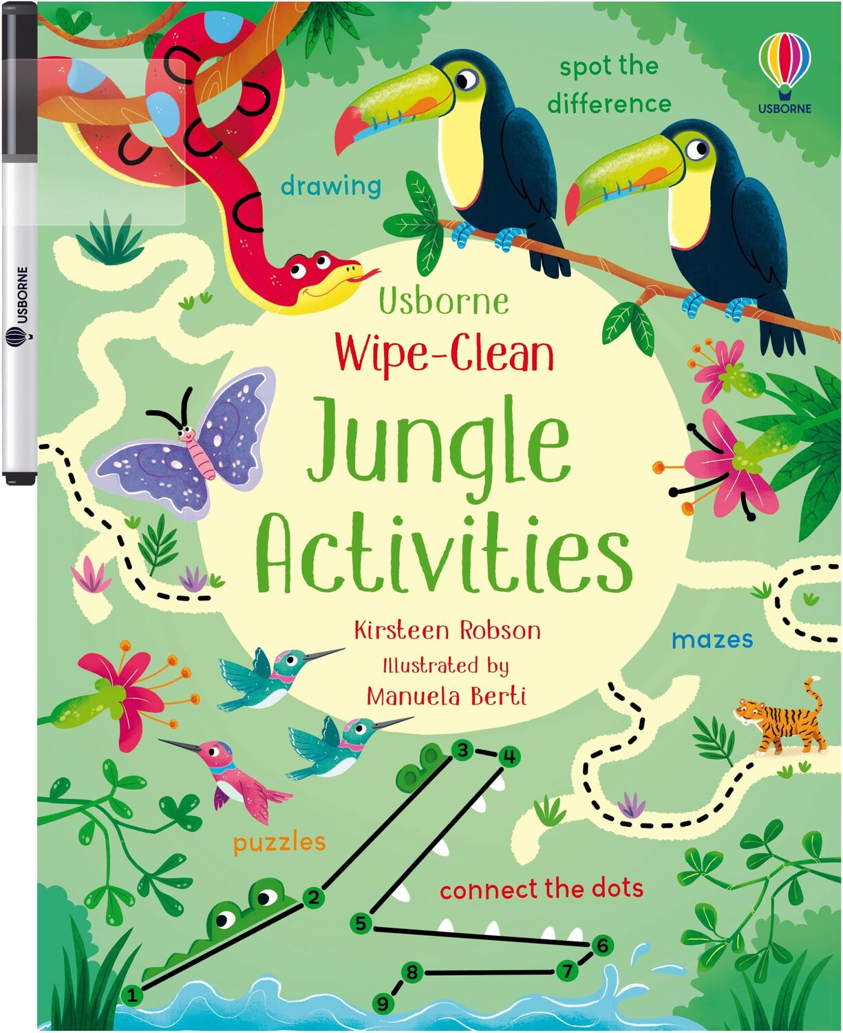 Cover: 9781474951319 | Wipe-Clean Jungle Activities | Kirsteen Robson | Taschenbuch | 2019