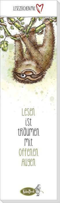 Cover: 9783906234083 | Lesen ist Träumen mit offenen Augen (Lesezeichenblock) | Kauer | Buch