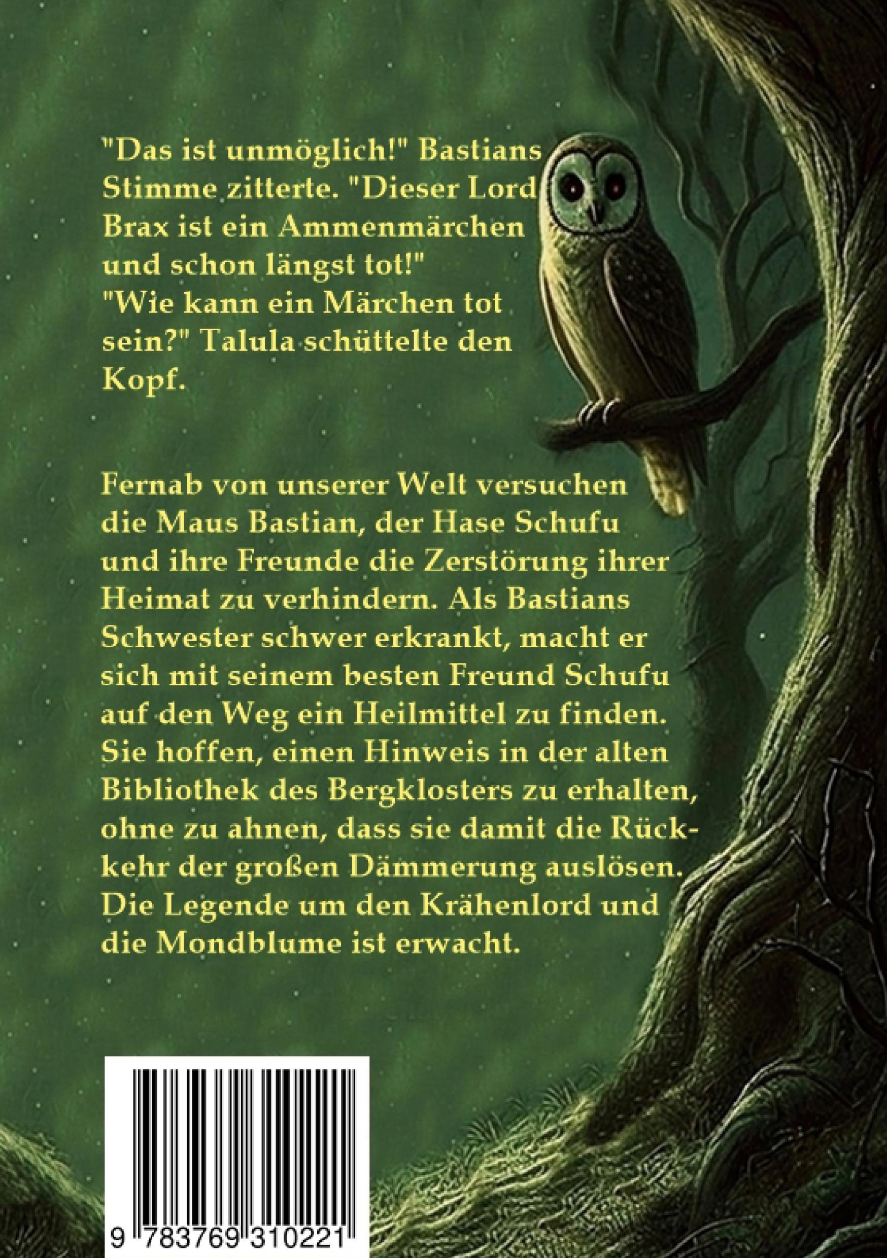 Rückseite: 9783769310221 | Die große Dämmerung | Bastian und das Geheimnis der Mondblume | Buch