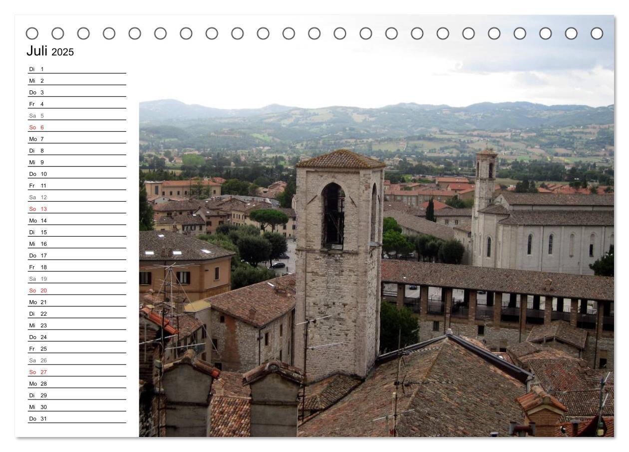 Bild: 9783435518784 | Camino di Assisi - Franziskusweg (Tischkalender 2025 DIN A5 quer),...