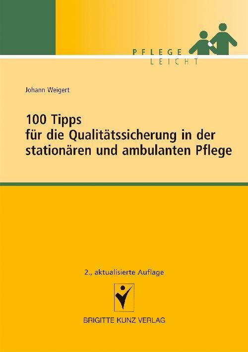 Cover: 9783899934861 | 100 Tipps für die Qualitätssicherung in der stationären und...