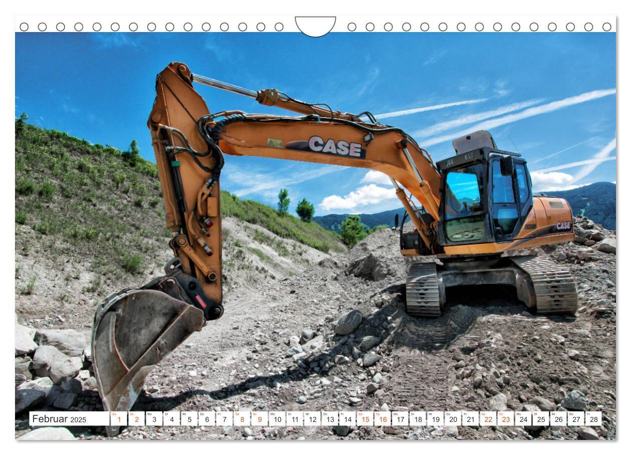 Bild: 9783435368075 | Baumaschinen - Maschinen auf der Baustelle (Wandkalender 2025 DIN...