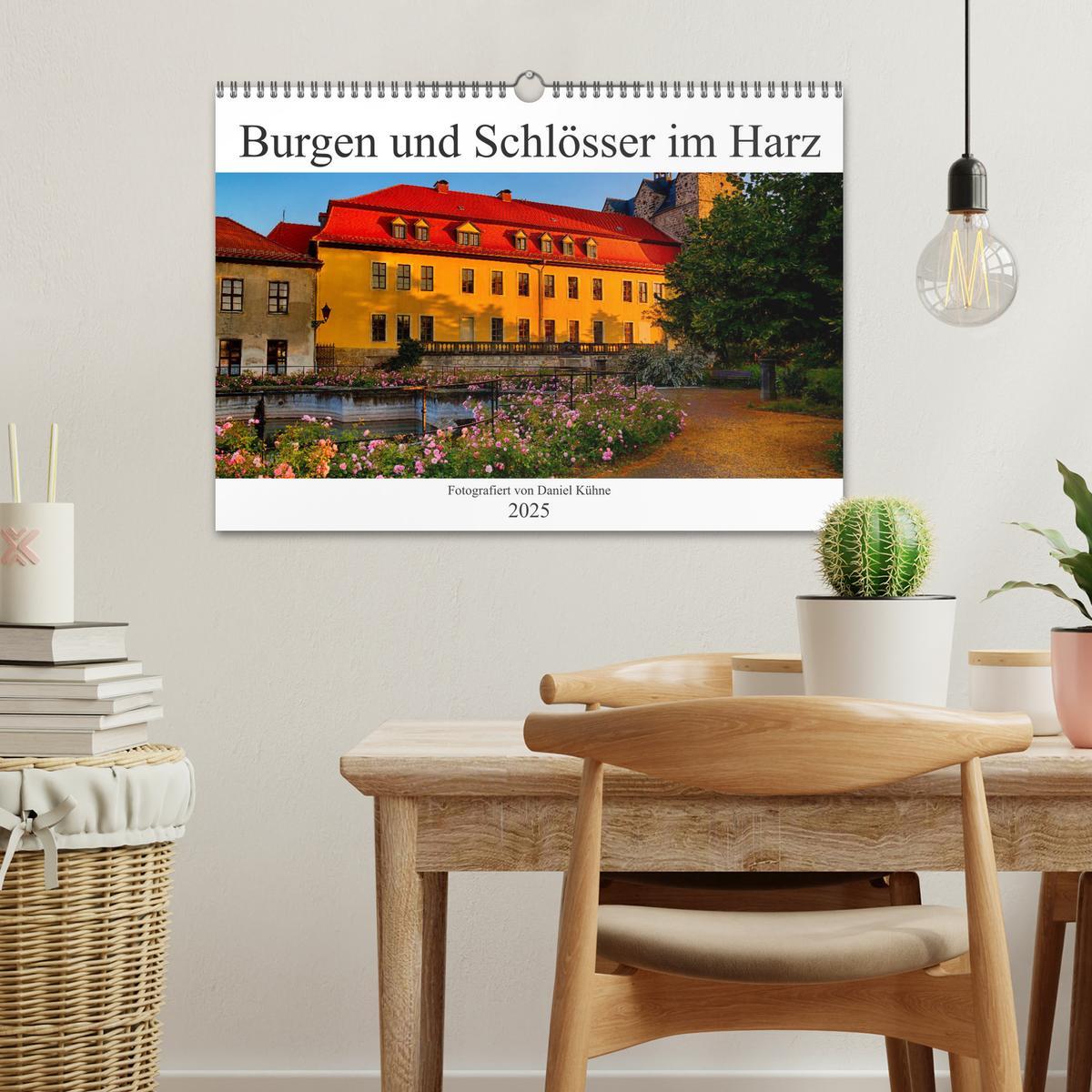 Bild: 9783435111398 | Burgen und Schlösser im Harz (Wandkalender 2025 DIN A3 quer),...