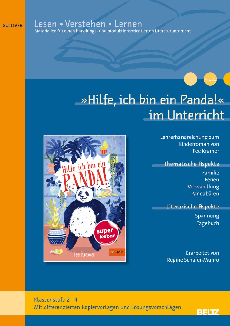 Cover: 9783407824004 | 'Hilfe, ich bin ein Panda!' im Unterricht | Schäfer-Munro (u. a.)