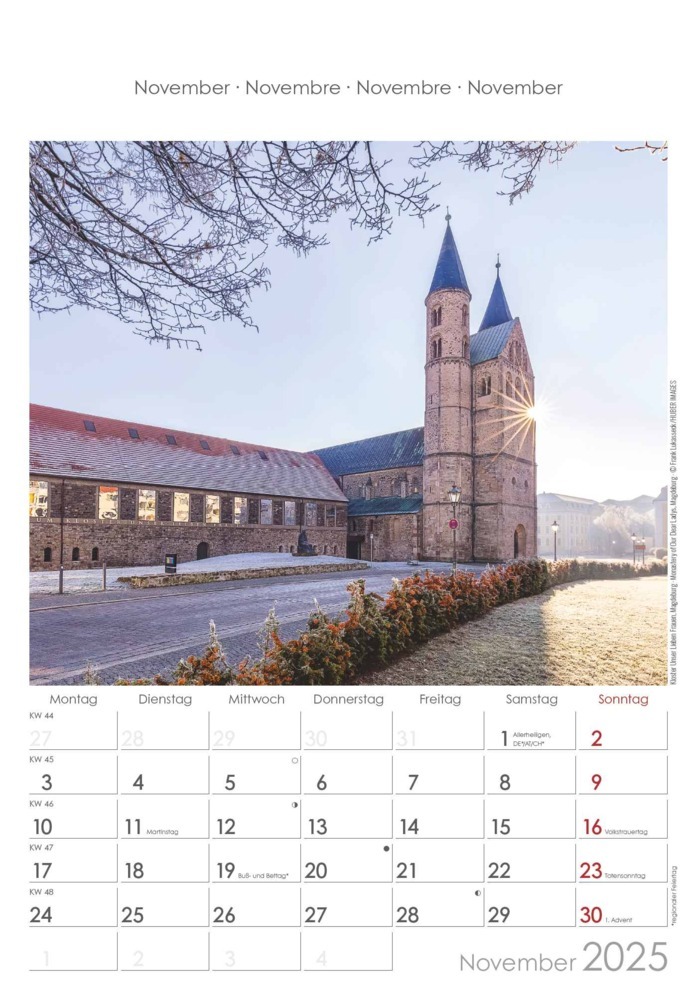 Bild: 4251732343187 | Alpha Edition - Sachsen-Anhalt 2025 Bildkalender, 23,7x34cm,...