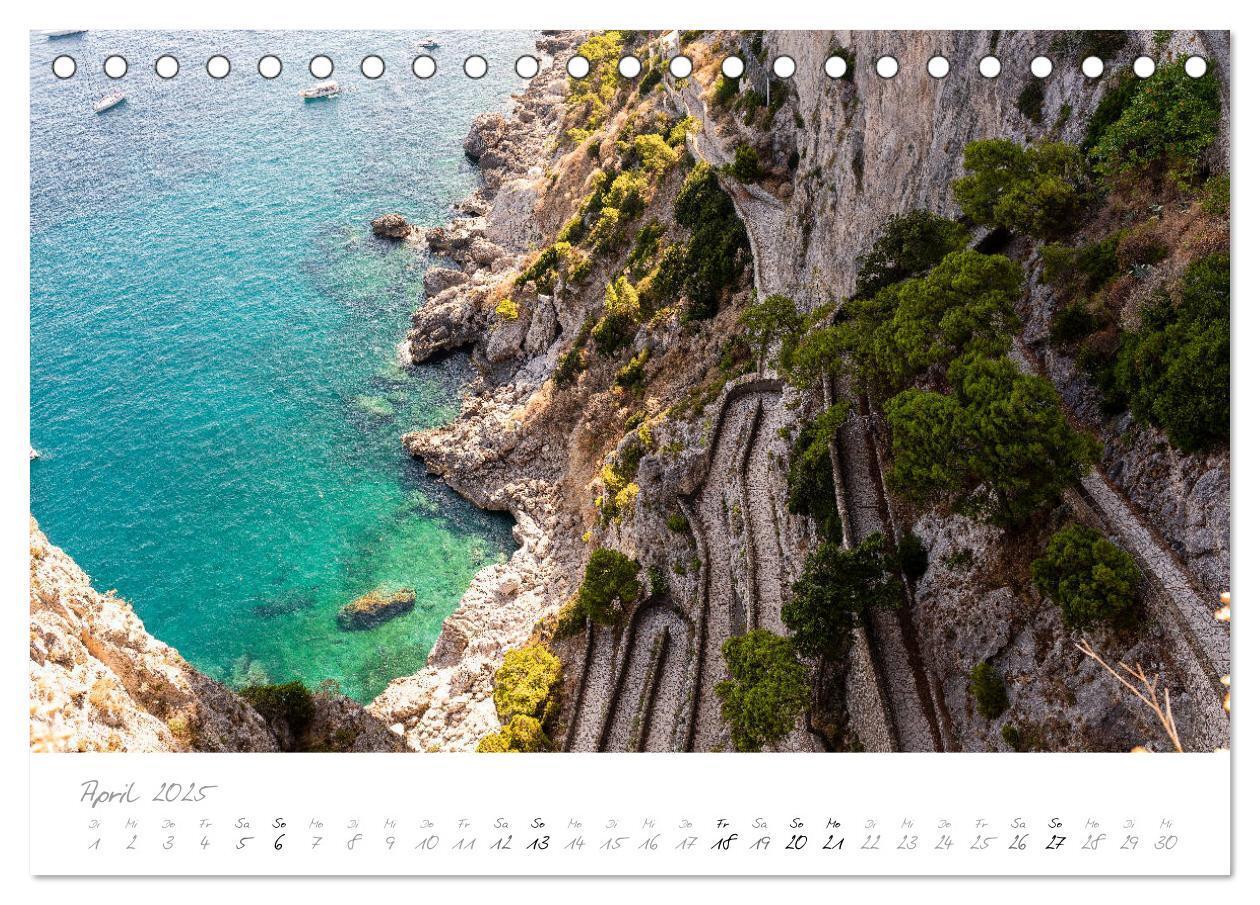 Bild: 9783435210527 | Capri, Insel der Sehnsucht (Tischkalender 2025 DIN A5 quer),...