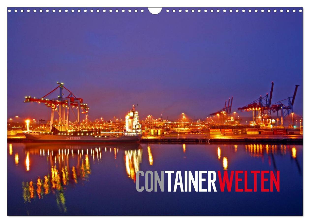 Cover: 9783435837359 | Containerwelten (Wandkalender 2025 DIN A3 quer), CALVENDO...