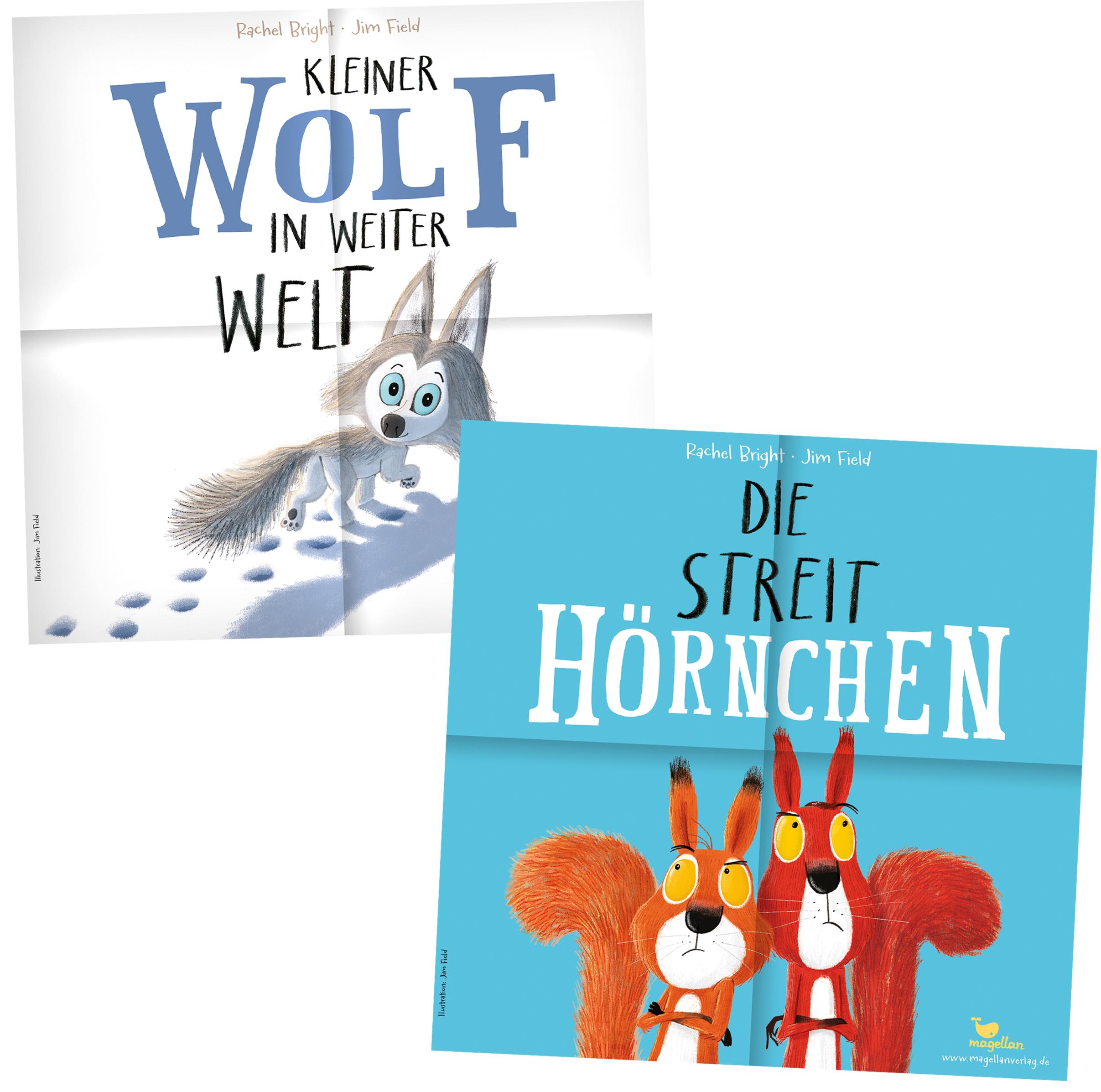 Bild: 9783734877117 | Die Streithörnchen / Kleiner Wolf in weiter Welt (Audio-CD) | Bright