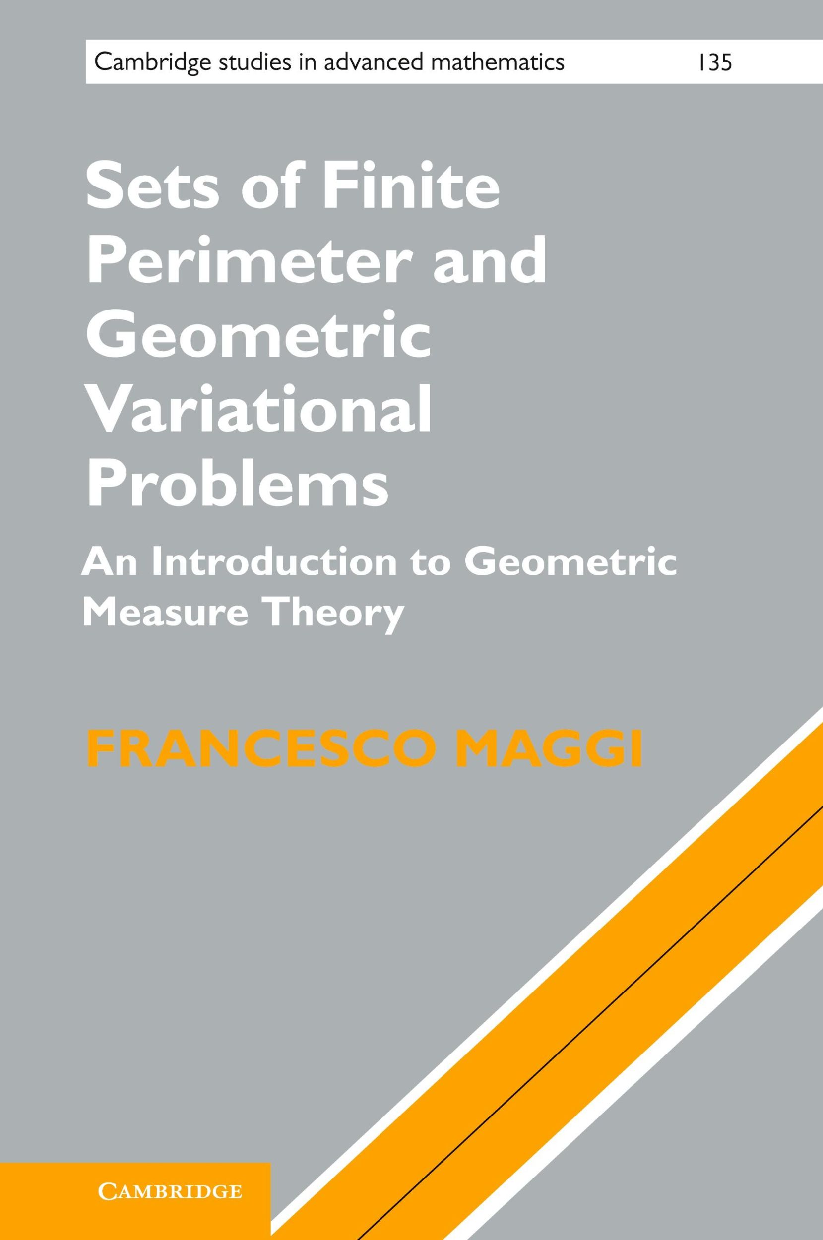 Cover: 9781107021037 | Sets of Finite Perimeter and Geometric Variational Problems | Maggi