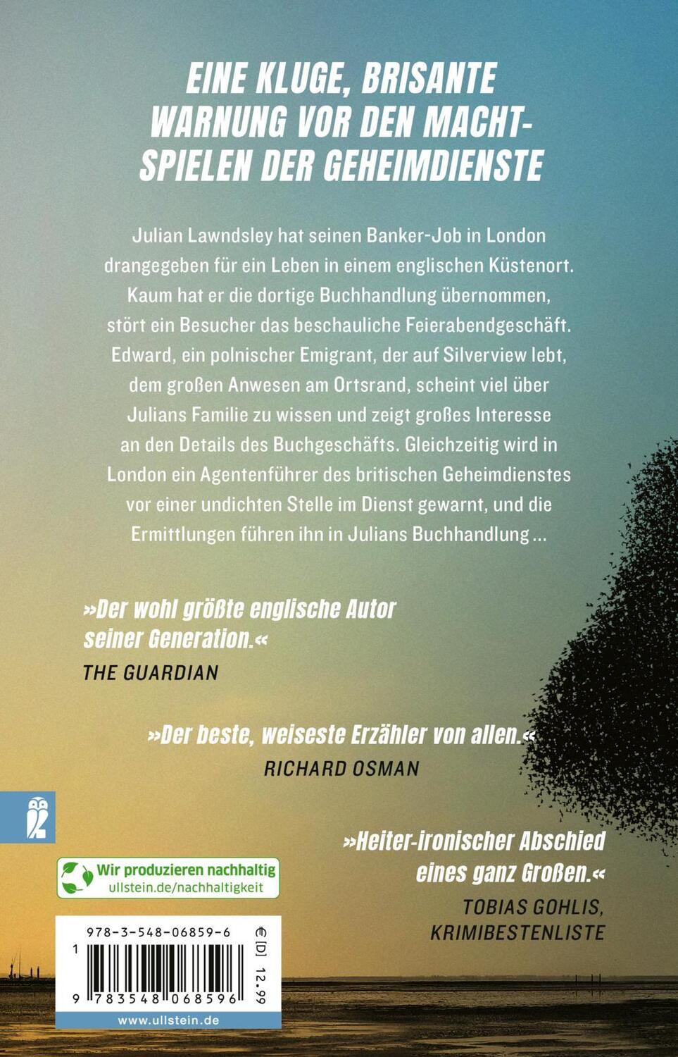 Rückseite: 9783548068596 | Silverview | John le Carré | Taschenbuch | 256 S. | Deutsch | 2023