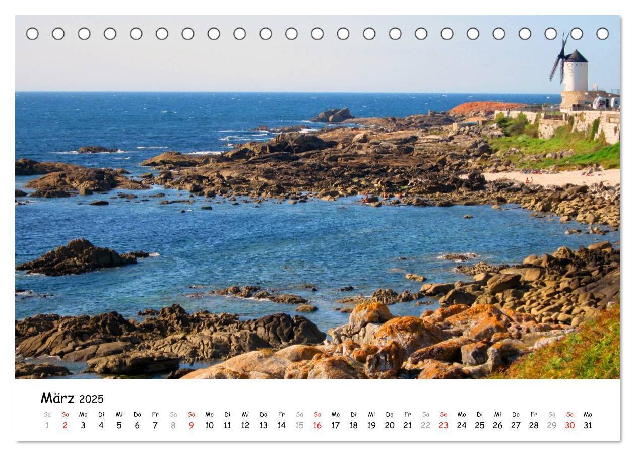 Bild: 9783435557042 | Camino Portugues - Jakobsweg (Tischkalender 2025 DIN A5 quer),...