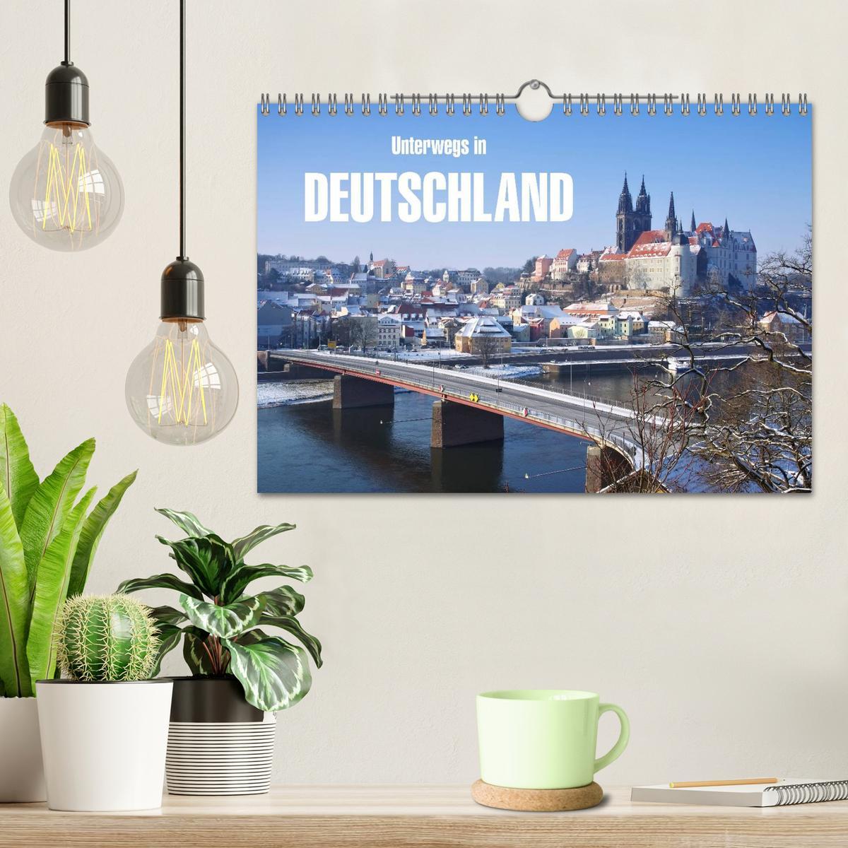 Bild: 9783435733057 | Unterwegs in Deutschland (Wandkalender 2025 DIN A4 quer), CALVENDO...