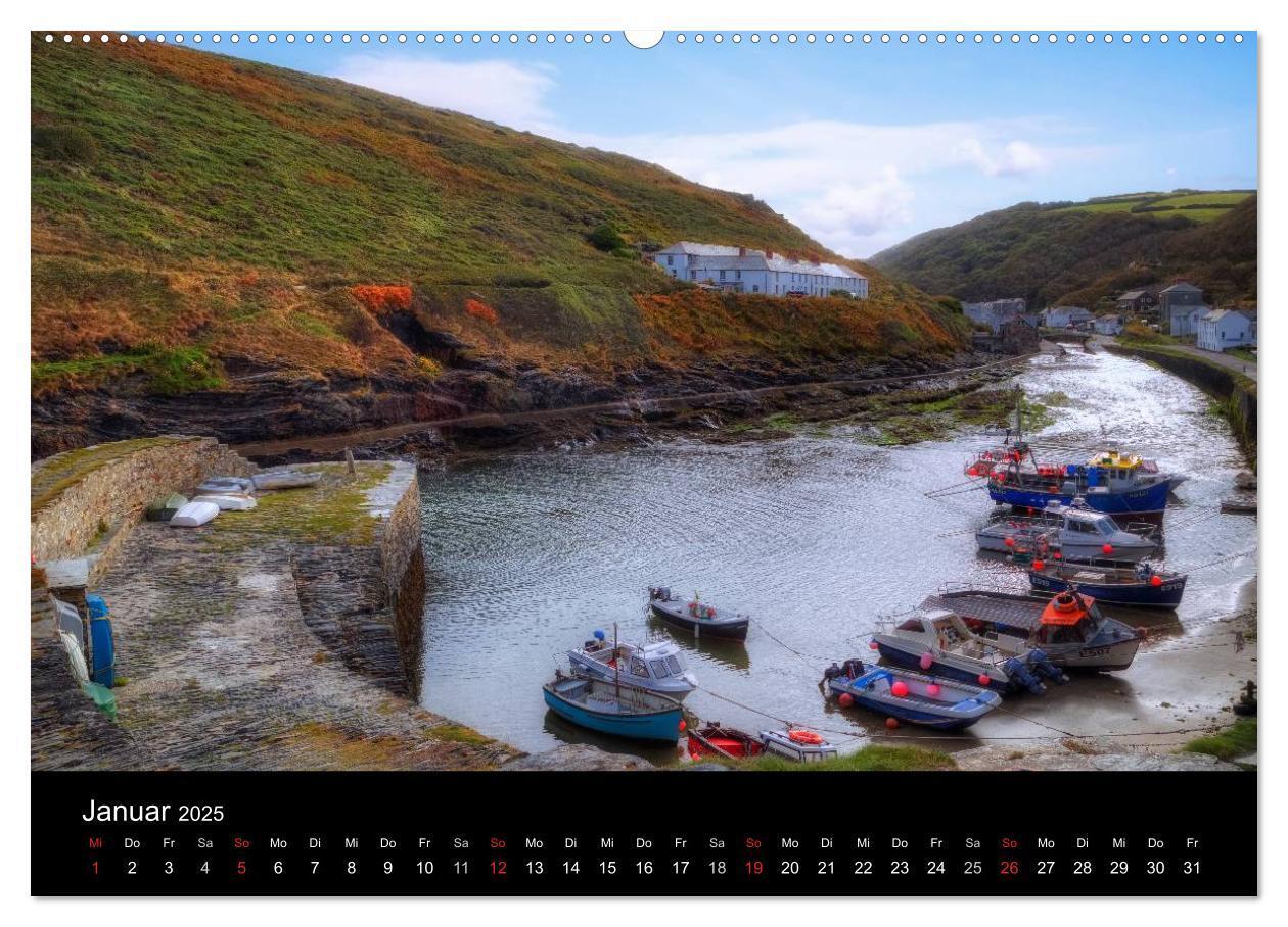 Bild: 9783435595525 | Cornwall (Wandkalender 2025 DIN A2 quer), CALVENDO Monatskalender