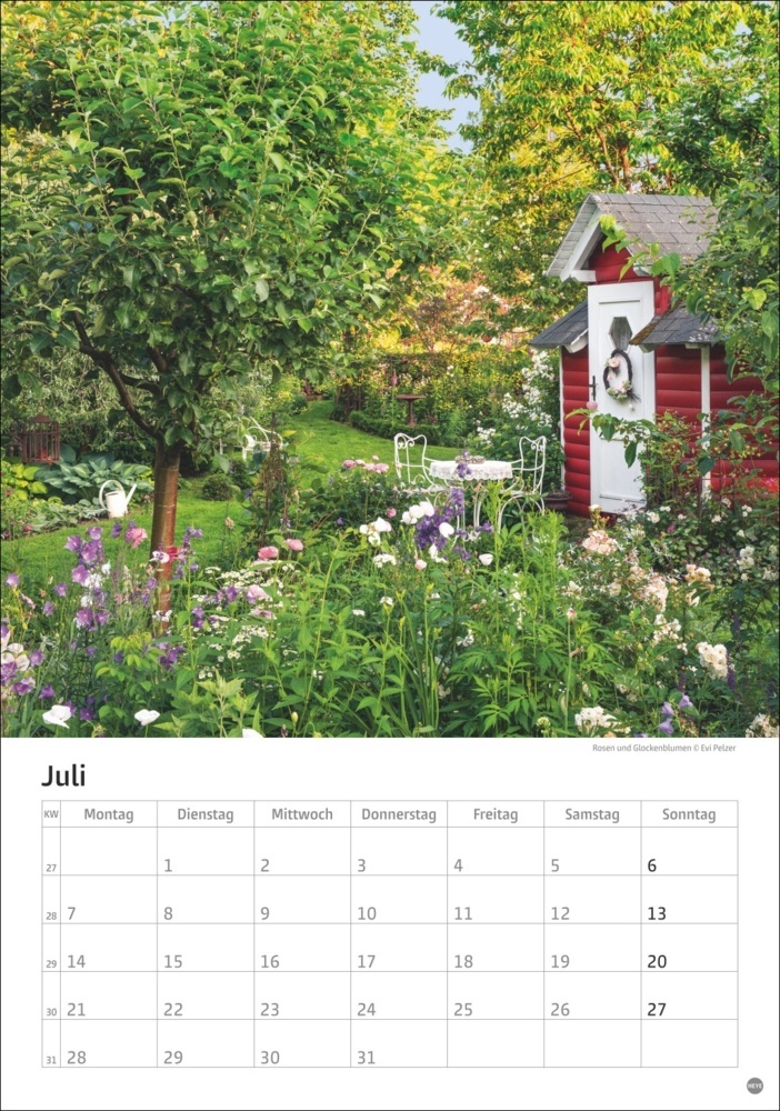 Bild: 9783756405572 | Gartenzauber Kalender 2025 | Kalender | Spiralbindung | 13 S. | 2025