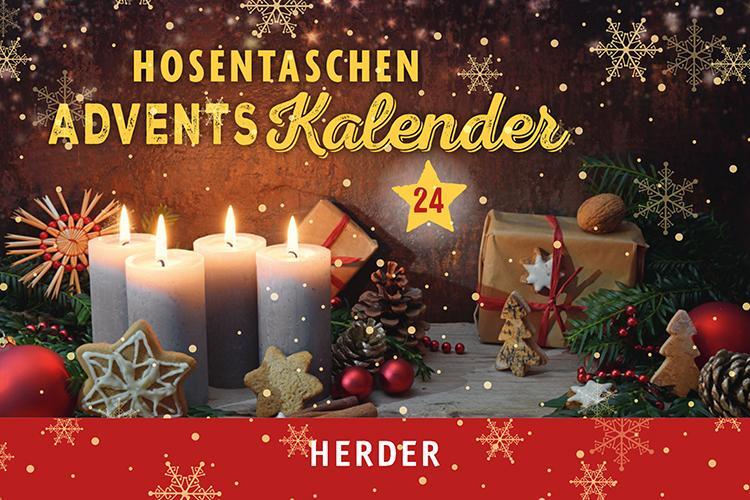 Cover: 9783451034831 | Hosentaschenadventskalender 2024 | Mit farbigen Fotos | Kalender